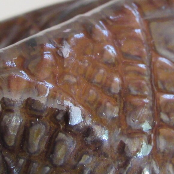 Jenrigo Large Embossed Green Leather Double Handle Satchel/Tote Handbag - Picture 10 of 14